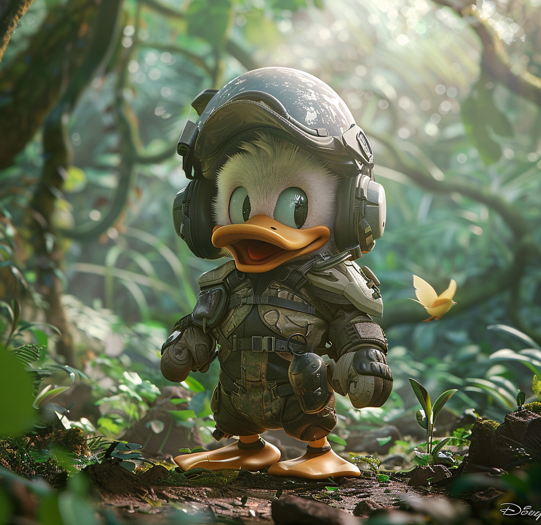 reallynotsurennnjjjjjjkj_A_baby_Donald_Duck_wearing_a_tactical__7d763f33-d296-4338-9d06-3323d061a2a2.PNG