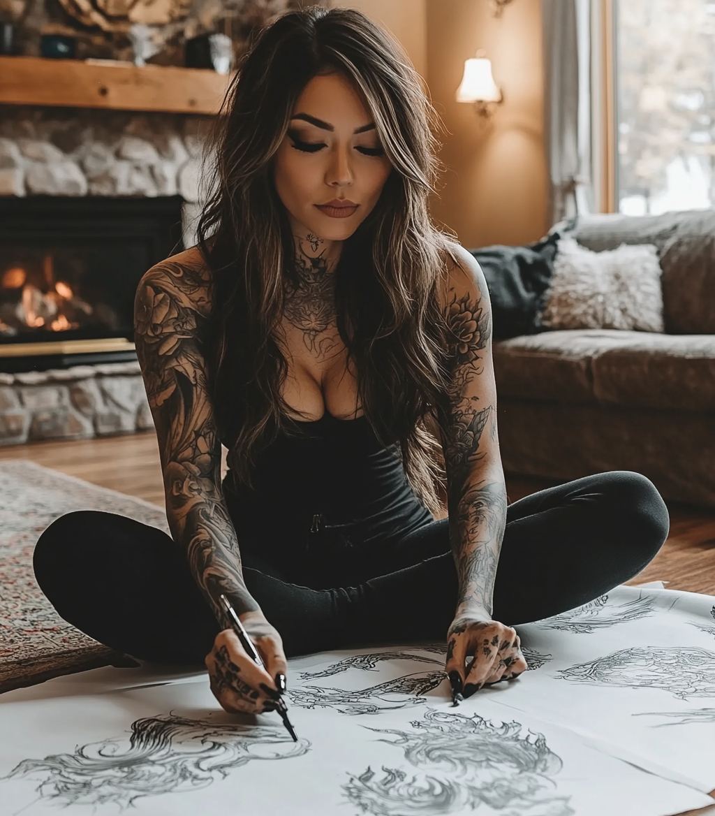 reallynotsurennnjjjjjjkj_A_tattooed_woman_is_sitting_on_the_flo_8352c79c-ce7f-4ba2-b25f-1920c937e3ff.PNG