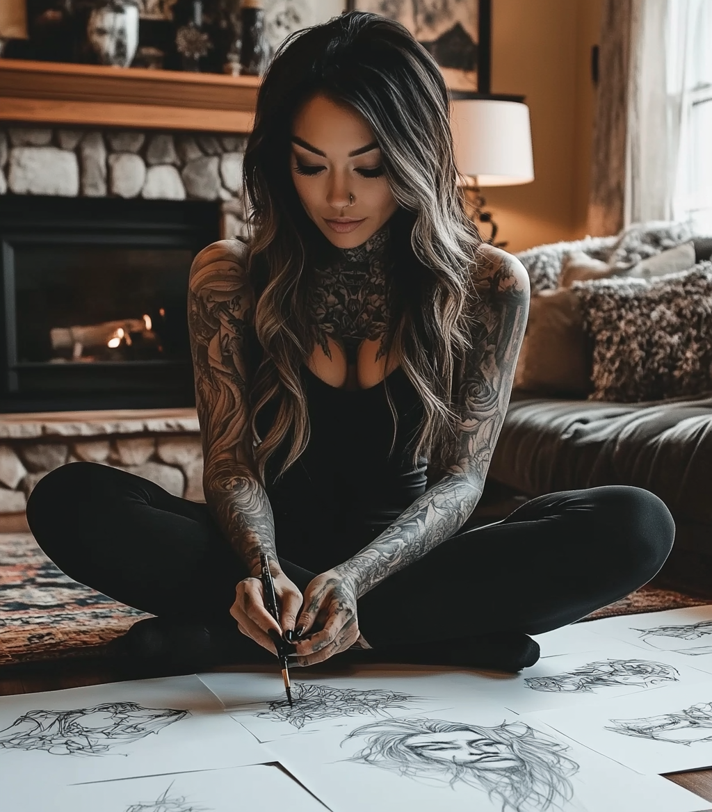 reallynotsurennnjjjjjjkj_A_tattooed_woman_is_sitting_on_the_flo_f9b9ebaf-3050-4b84-bf43-48ee966c405d.PNG